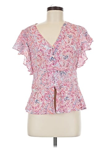 NANETTE Nanette Lepore Short Sleeve Blouse (view 1)