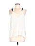 Jolt 100% Cotton Ivory Sleeveless Blouse Size M - photo 1