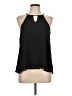 Mine 100% Polyester Black Sleeveless Blouse Size L - photo 1