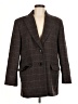 Madewell Plaid Brown Wool Coat Size 8 - photo 1