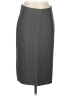 Ann Taylor LOFT Chevron-herringbone Gray Formal Skirt Size S - photo 1