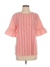 Pure & Good 100% Polyester Pink 3/4 Sleeve Blouse Size S - photo 1
