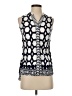 Crown & Ivy 100% Rayon Blue Sleeveless Blouse Size XS - photo 1