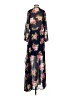 Just Fab 100% Polyester Floral Blue Cocktail Dress Size XS - photo 2