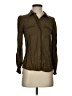 Joy Joy Brown Long Sleeve Blouse Size XS - photo 1