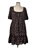 BCBGeneration 100% Polyester Floral Black Casual Dress Size 10 - photo 1