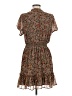 CeCe 100% Polyester Paisley Brown Casual Dress Size M - photo 2