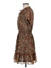 CeCe 100% Polyester Paisley Brown Casual Dress Size M - photo 5