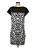 Express Animal Print Black Casual Dress Size S - photo 2