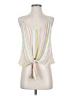 Lush 100% Polyester Yellow Tank Top Size S - photo 1