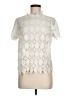 Who What Wear 100% Polyester Ivory Short Sleeve Blouse Size M - photo 1