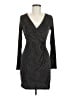 Row A Metallic Gray Cocktail Dress Size M - photo 1