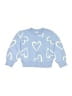 Baby Gap 100% Cotton Hearts Blue Pullover Sweater Size 2years - photo 1