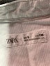 Zara Solid Ivory Long Sleeve Button-Down Shirt Size 6 - photo 3