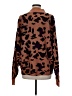 L Love Animal Print Brown Pullover Sweater Size M - photo 2