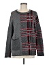 parkhurst Houndstooth Gray Pullover Sweater Size M - photo 1