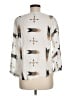 5/48 Ivory 3/4 Sleeve Blouse Size M - photo 2