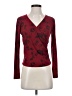 Carlisle Burgundy Long Sleeve Top Size S - photo 1