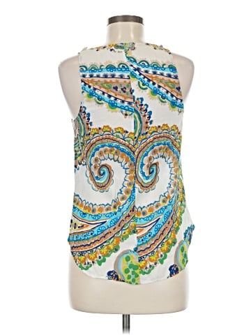 Trina Turk Sleeveless Silk Top (view 2)