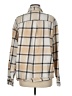 H&M Plaid Tan Long Sleeve Button-Down Shirt Size M - photo 2