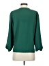 J.Crew 100% Polyester Green 3/4 Sleeve Blouse Size XS - photo 2