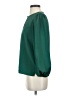J.Crew 100% Polyester Green 3/4 Sleeve Blouse Size XS - photo 5