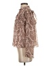 Wilfred 100% Polyester Paisley Brown Long Sleeve Blouse Size XS - photo 5