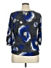 Assorted Brands Blue 3/4 Sleeve Top Size 0X - photo 2