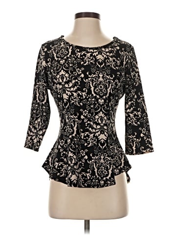 Fashion Magazine 3/4 Sleeve Top (view 1)