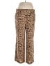 Assorted Brands Animal Print Gold Casual Pants Size M - photo 1