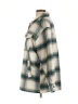 Love Tree 100% Polyester Plaid Green Coat Size L - photo 5