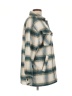Love Tree 100% Polyester Plaid Green Coat Size L - photo 4