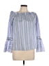 Worth New York Blue 3/4 Sleeve Blouse Size 0 - photo 1