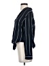 Rails Stripes Black Long Sleeve Blouse Size S - photo 5