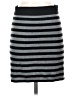 Express Stripes Gray Casual Skirt Size XS - photo 1