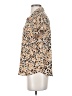 CAbi Animal Print Tan Short Sleeve Polo Size S - photo 5