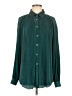 She + Sky 100% Polyester Teal Long Sleeve Blouse Size M - photo 1