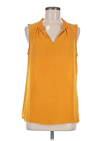 Rose + Olive Sleeveless Blouse (view 1)