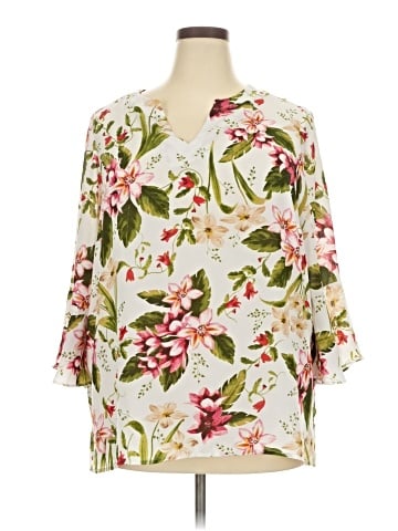 Violet & Claire 3/4 Sleeve Blouse (view 1)