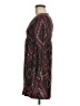 Bongo Argyle Burgundy Casual Dress Size M - photo 5