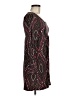 Bongo Argyle Burgundy Casual Dress Size M - photo 4