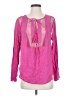 Joseph A. 100% Viscose Pink Long Sleeve Blouse Size S - photo 1