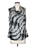 Apt. 9 100% Polyester Gray Black Sleeveless Blouse Size M - photo 1