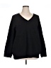 Calvin Klein Chevron-herringbone Black Pullover Sweater Size 1X - photo 1