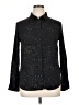 Soi Paris 100% Viscose Polka Dots Black Long Sleeve Button-Down Shirt Size XL - photo 1