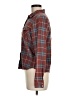 RVCA Plaid Burgundy Long Sleeve Button-Down Shirt Size M - photo 5