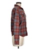 RVCA Plaid Burgundy Long Sleeve Button-Down Shirt Size M - photo 4