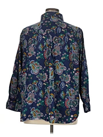 Liz & Me Long Sleeve Button-Down Shirt (view 2)