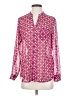 Kut from the Kloth Hearts Pink Long Sleeve Blouse Size XS - photo 1