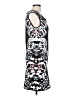 BCBGMAXAZRIA Graphic Black Cocktail Dress Size L - photo 4